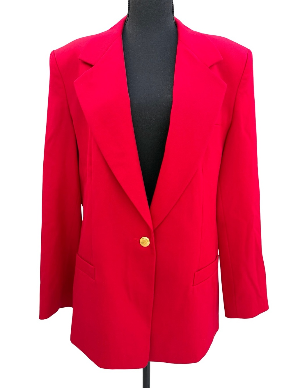 Austin Reed Bright Red Single-Button Blazer